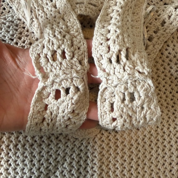 Jessica Simpson Cream Crochet Tank Top - Picture 7 of 10